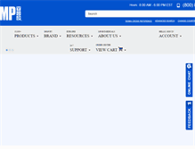 Tablet Screenshot of mpbio.com